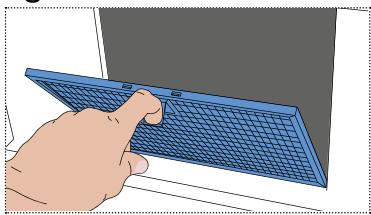 ROBLIN SYMPHONIE PLUS 56 6839181  -  SYMPHONIE PLUS 770 6839174 - Nettoyage du filtre anti-graisse - 1