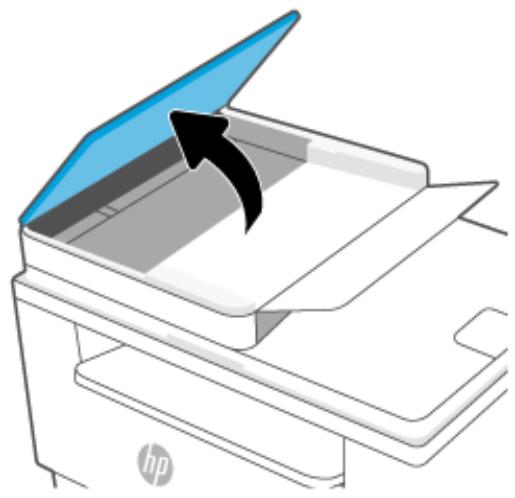 HP M234DWE - Élimination des bourrages papier dans le bac d'alimentation (certains modèles uniquement) - 1