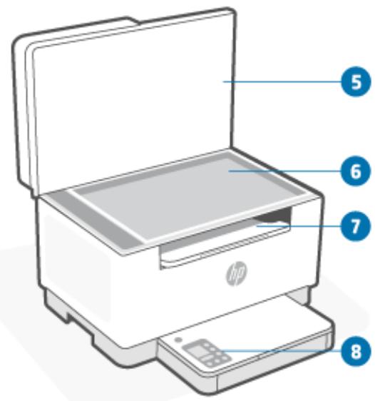 HP M234DWE - Vue de face de l'imprimante (modèle SDN/SDW) - 2