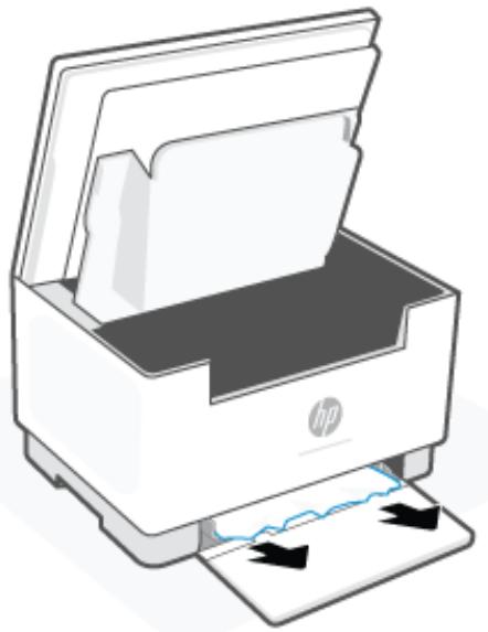 HP M234DWE - Éliminez les bourrages du bac d'alimentation - 4