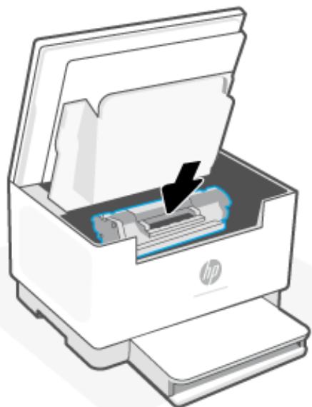 HP M234DWE - Suppression des bouchons papier à partir du logement des cartouches d'impression - 4