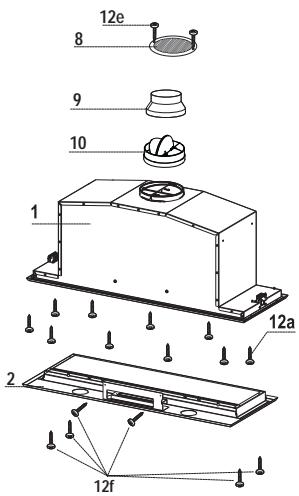 FRANKE BOX PLUS LED FBI 537 XS - 5