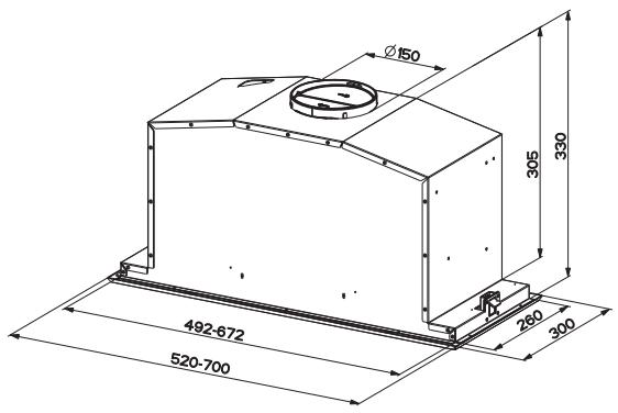 FRANKE BOX PLUS LED FBI 537 XS - 2