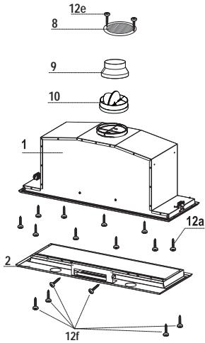 FRANKE BOX PLUS LED FBI 537 XS - DE - 5