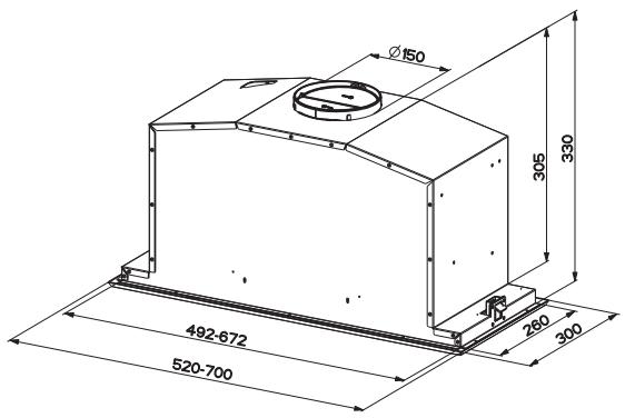 FRANKE BOX PLUS LED FBI 537 XS - 2