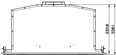 FRANKE BOX PLUS LED FBI 537 XS - Boyutlar - 2