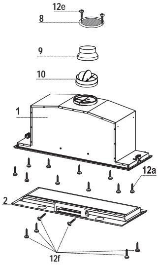 FRANKE BOX PLUS LED FBI 537 XS - Boyutlar - 4