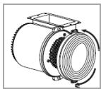 BOMANN DU 7603 G - Installing the activated carbon filter for recirculation mode - 1