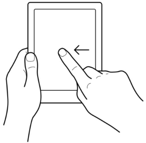 KOBO LIBRA 2 - Utiliser l'écran tactile - 1
