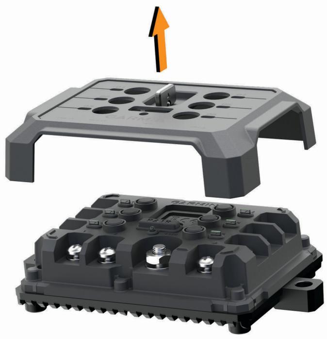 GARMIN CAMPER 890 MT-S - Ouverture de la face avant - 2