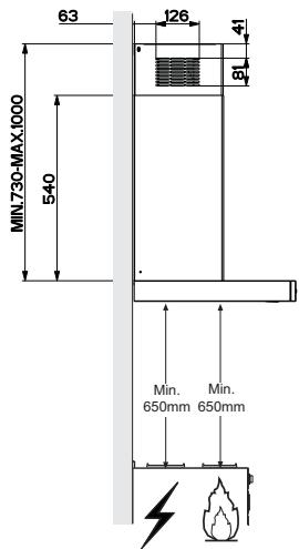 FRANKE CRYSTAL TOUCH FCR 625 TC BK XS - Dimensions - 3