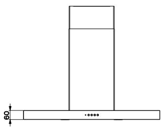FRANKE CRYSTAL TOUCH FCR 625 TC BK XS - Dimensions - 1