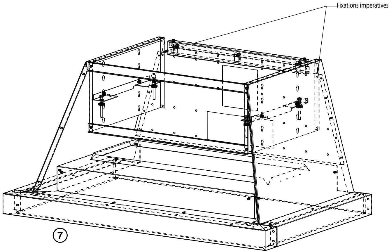 LACANCHE L2HM1100E - Montage de la hotte : - 4