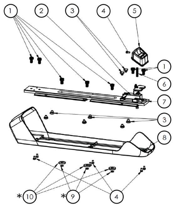TREK ALLANT+ 5  -  ALLANT+ 7 -  ALLANT+ 8 -  ALLANT+ 8S - Pièces de rechange - batterie Range boost - 1