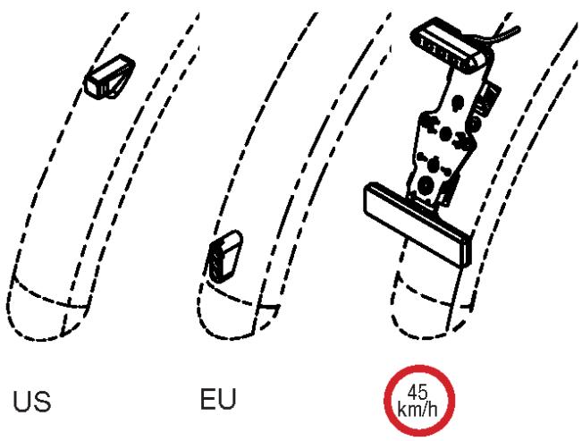 TREK ALLANT+ 5  -  ALLANT+ 7 -  ALLANT+ 8 -  ALLANT+ 8S - - Garde-boue arrête en aluminium - 2