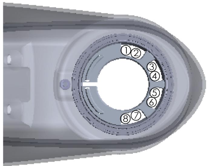 TREK ALLANT+ 5  -  ALLANT+ 7 -  ALLANT+ 8 -  ALLANT+ 8S - Acheminement des câbles avec un cadre en carbone - 4