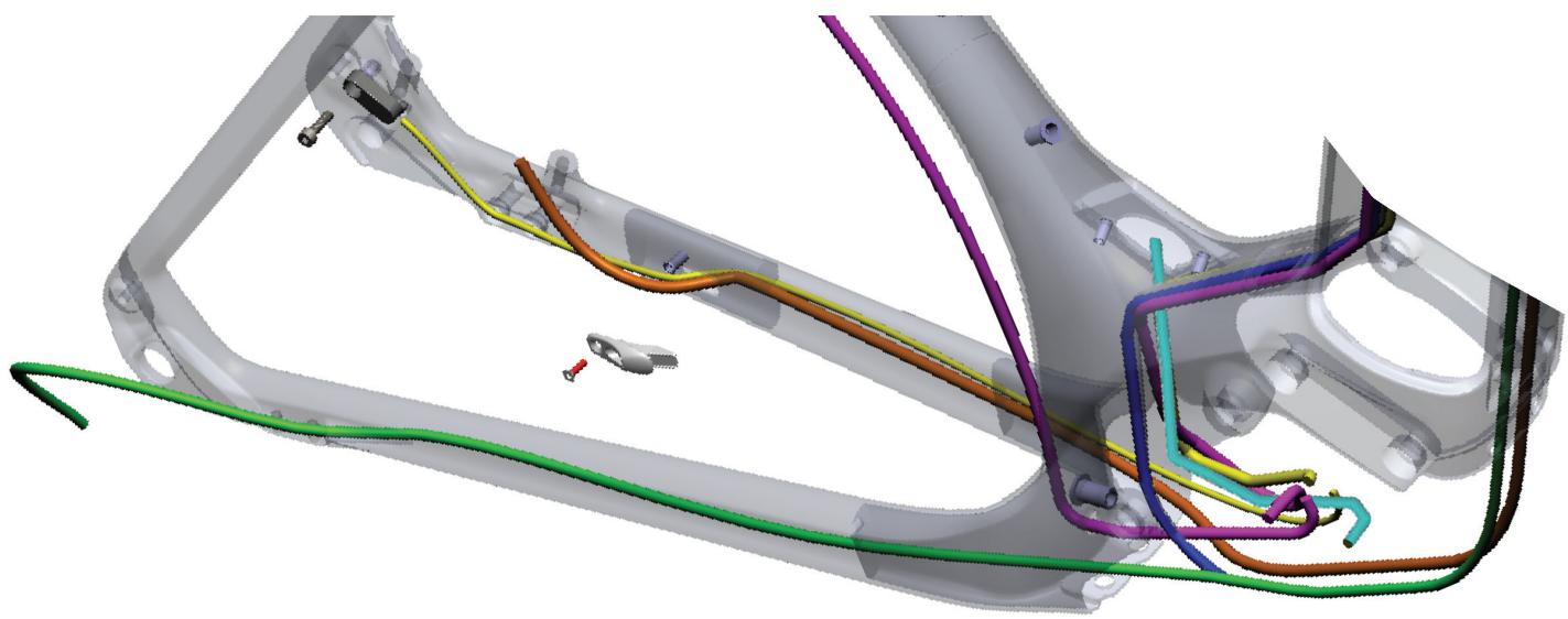 TREK ALLANT+ 5  -  ALLANT+ 7 -  ALLANT+ 8 -  ALLANT+ 8S - Acheminement des câbles avec un cadre en carbone - 2