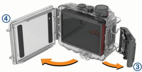 GARMIN VIRB ULTRA 30 ACTION CAMERA - Ouverture du boîtier de la caméra - 3
