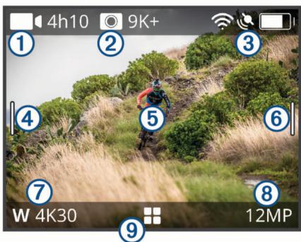 GARMIN VIRB ULTRA 30 ACTION CAMERA - Aperçu du viseur - 1