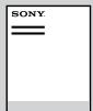SONY KD-55X85J  -  KD-65X85J -  KD-75X85J -  KD85X85J - Productregistrationenummer (GEDELEGEERDER VERORDENING (EU) 2019/2013 VAN DE COMMISSIE) - 3