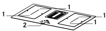 FRANKE MARIS FREE - FMA 839 HI - 4-area hob with integrated hood - 1