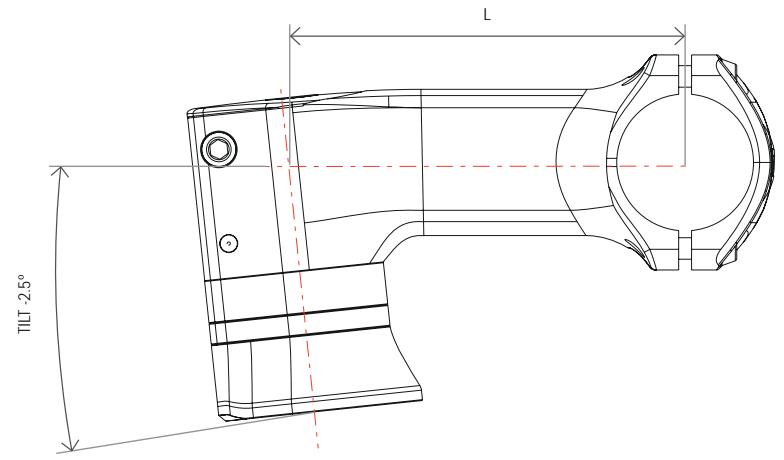 TILT -2.5° L