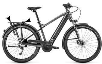 MOUSTACHE TANDEM SAMEDI - Fixation points for luggage racks : - 4