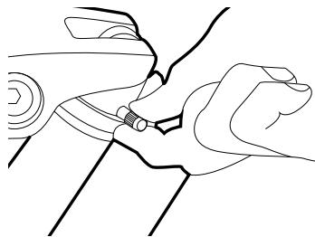 MOUSTACHE TANDEM SAMEDI - Einstellung des Luftdrucks in Ihr dem Dämpfer: - 1