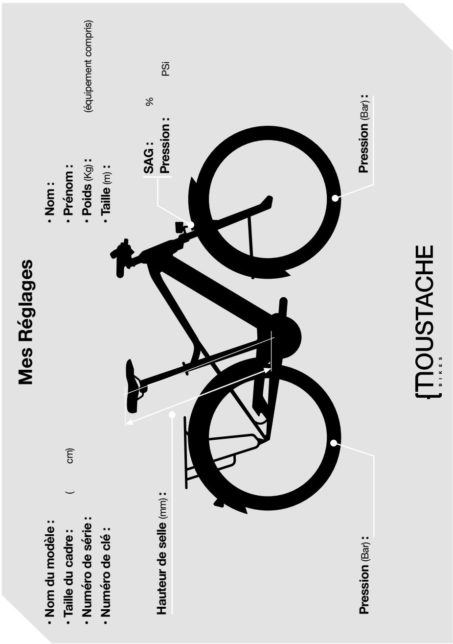 MOUSTACHE TANDEM SAMEDI - | CARNET d'entretien - 2