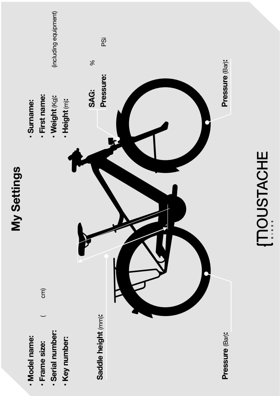 MOUSTACHE TANDEM SAMEDI - | SERVICE RECORD - 2