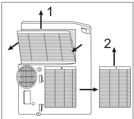 AEG AXP26U558HW - De filters reinigen - 1