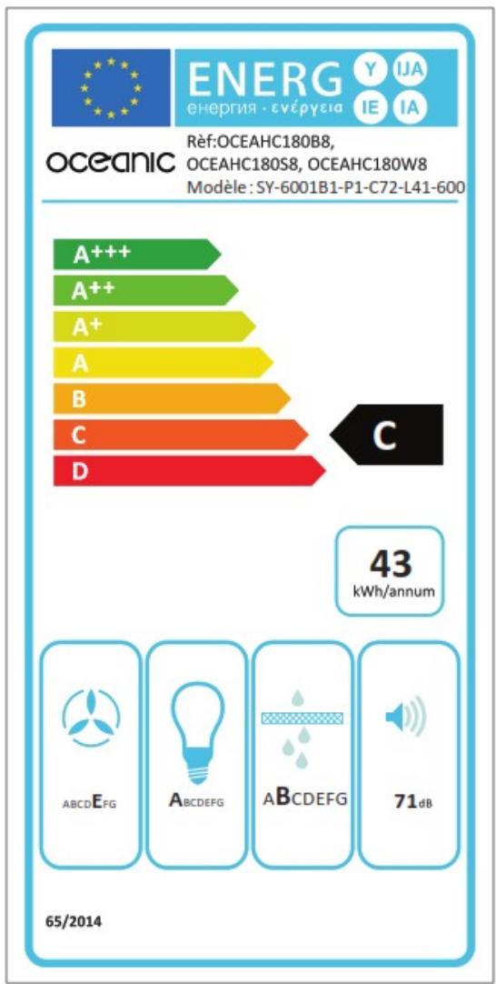 OCEANIC OCEAHC180B8 - Additional information - 2