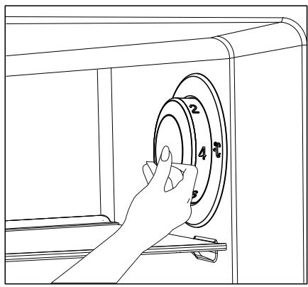 BEKO RCNE520E31W - Hórmérsékletszabályzo gomb - 1