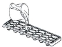 BRANDT BFD2342N - Tabuleiro para o gelo - 1