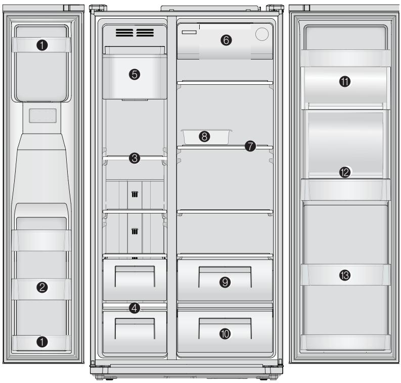 GORENJE NRS9182BBK - How to use the interior parts - 1