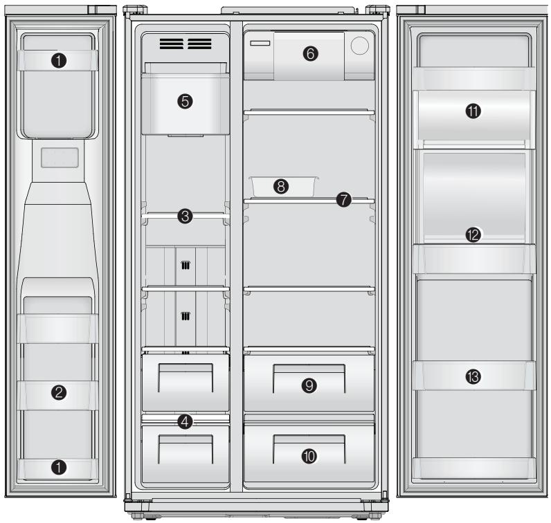 GORENJE NRS9182BBK - Utilização dos equipamentos interiores - 1