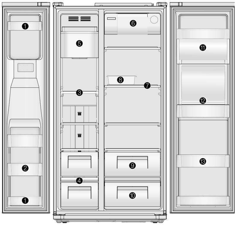 GORENJE NRS9182BBK - Как да използвате вътрешните части - 1