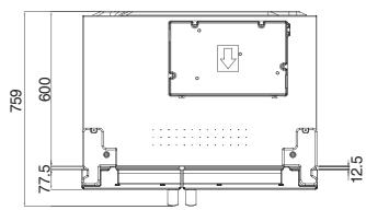 GORENJE NRS9182BBK - (Kapı kolları dahil) demensions - 2