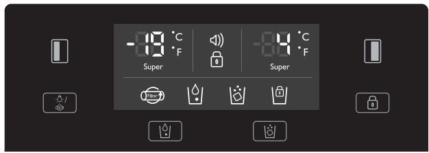 -19 °C F -19 °C Super Super