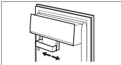 ELECTROLUX ERY1401AO - Kapak raflarinin konumlandirilmasi - 1