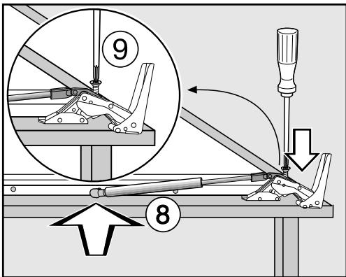 MIELE K34673ID - Fixer les amortisseurs de porte - 1
