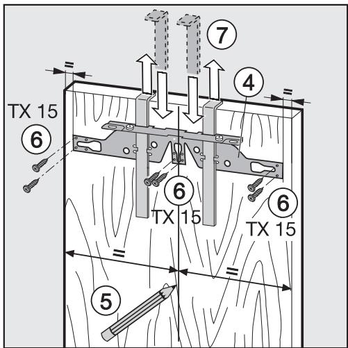 MIELE K34673ID - Monter la porte du meuble - 4