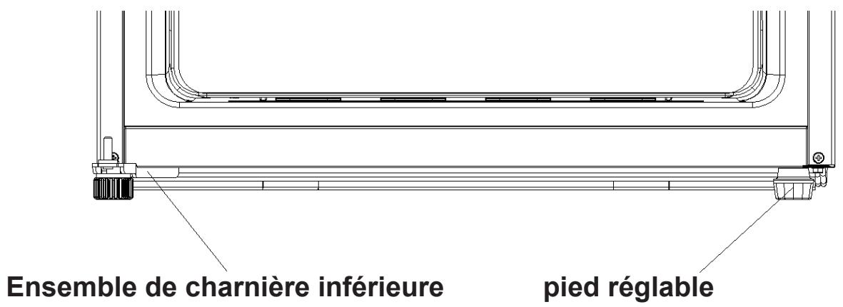 INDESIT SIAA55 - Inversion de la porte pivotante - 6