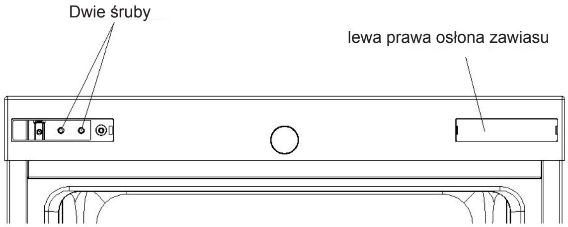 INDESIT SIAA55 - Przektladanie drzwi na druga strone - 8