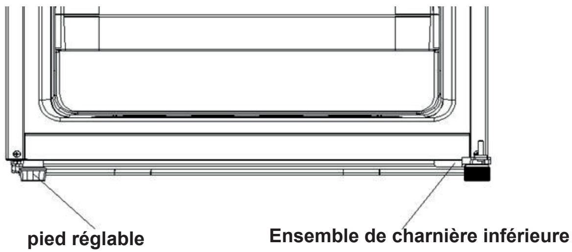 INDESIT SIAA55 - Inversion de la porte pivotante - 5