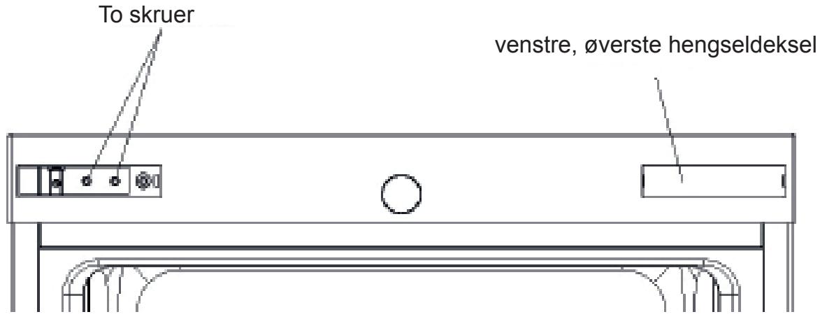 INDESIT SIAA55 - Reversere dørsvingen - 7