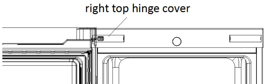 INDESIT SIAA55 - Reversing the Door Swing - 10
