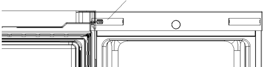 INDESIT SIAA55 - Inversion de la porte pivotante - 10