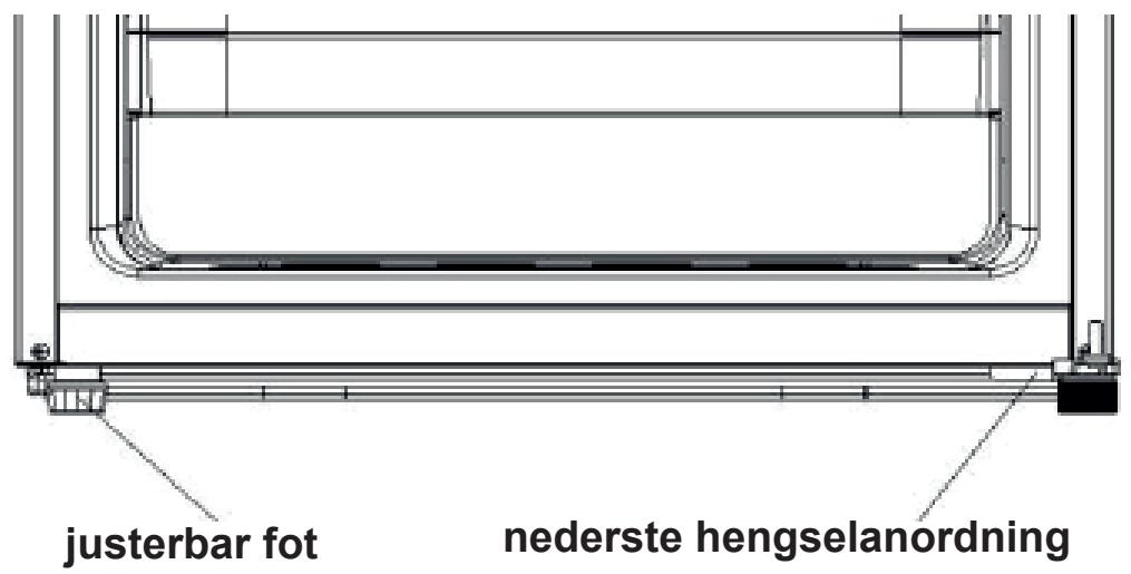 INDESIT SIAA55 - Reversere dørsvingen - 4