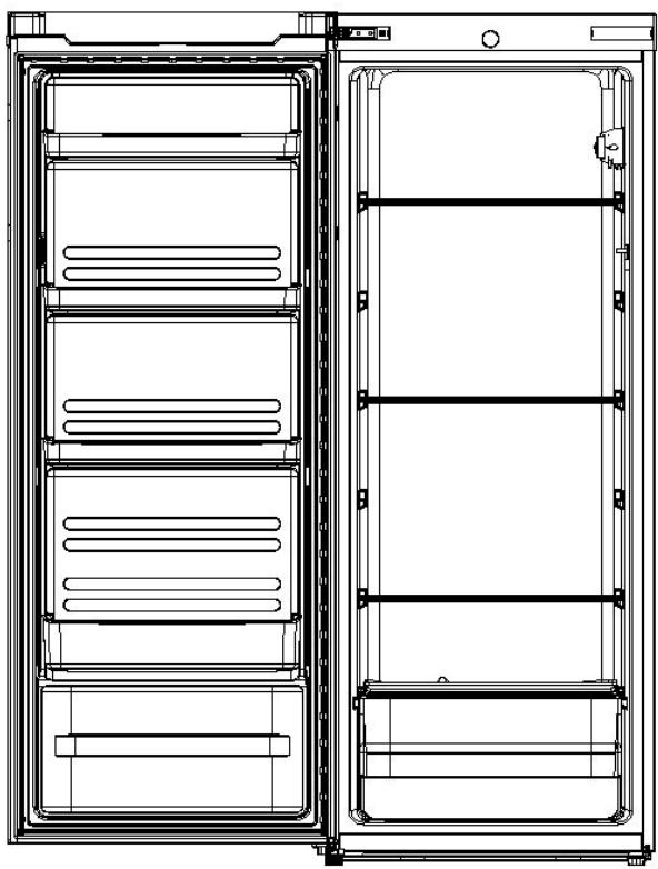 INDESIT SIAA55 - Inversion de la porte pivotante - 9